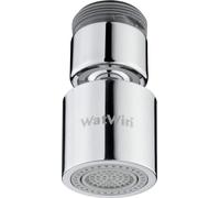 Aeratore girevole, WatWin Select Swivel Aerator M22/24 Chrome 7L | Aeratore rubinetto | Aeratore per rubinetto a risparmio idrico | Rompigetto rubinetto | Doppia funzione