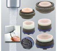 Aeratore nascosto per rubinetto, kit con slot per monete, confezione da installare cache e dimensioni sottili, per risparmiare acqua, piccolo, Junior, Tom Thumb 6 articoli (rosa 1,2 GPM)