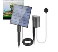 Aeratore per laghetto ad energia solare, pompa ad aria regolabile per laghetto, aeratore ad alta efficienza energetica per acquario, gorgogliatore ad energia solare per acquario, circolazione