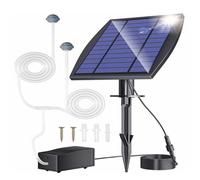 Aeratore per Pesce - Pompa Ad Ossigeno Solare con 3 Modalità | Pompa Aria del Serbatoio 'acquario | Pompa Ad Aria Acquario Di Ossigenatore Calmo per, Esterna, Fornitura