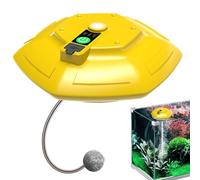 Aeratore per pesci, 15,5 x 14,5 x 6 cm, 3 modalità, elettrico, portatile, a secchiello galleggiante ricaricabile, impermeabile, magnetico, ultra silenzioso, per uomini e pescatori all'aperto