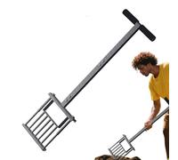 Aeratore per prato - Plugger portatile da giardino | Strumento manuale di carotaggio strumento per piantare da cortile semina terreno paesaggistica aiutante | Strumento aeratore multiuso per la