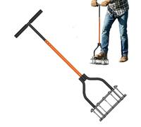 Aeratore per prato, strumento da giardino con 15 punte in ferro, strumento resistente per aerazione in giardini, per giardino, casa, campo da golf, parco, cura del prato durante l'autunno