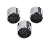 Aeratore per rubinetto, 3 pezzi, filettatura interna da 22 mm, kit filtro per rubinetto con ugello in acciaio inox, per cucina, bagno, risparmio idrico