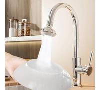 Aeratore per rubinetto a risparmio idrico con controllo degli spruzzi e prestazioni di flusso migliorate per rubinetti domestici compatibile con impianti per lavello standard (B)