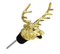 Aeratore per vino con ugello per aeratore per vino cervo - Tappo per bottiglia con ugello per versatore di vino 2 in 1 - Aeratori per vino con testa di cervo, versatore di vino, versatore di bottiglie