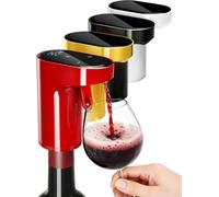 Aeratore per vino - Versamento quantificato elettrico - Vino compatto versato con dosaggio regolabile - Versamento automatico di bevande per tutte le dimensioni della bottiglia - Design facile da