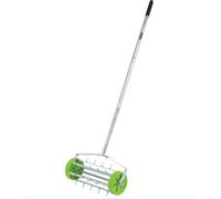 AERATORE PROFESSIONALE CON RUOTE E MANICO 120 CM RASTRELLO PER GIARDINO (38719)