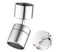 Aeratore Rubinetto Cucina Girevole 360°, Rompigetto Rubinetto Cucina, Prolunga Rubinetto Cucina Filettatura Esterna M22 o Filettato Interno M24