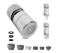 Aeratore Rubinetto Cucina Lavello Lavello Adattatore rubinetto cucina Attacco ugello girevole multifunzionale. Testa estensore. Filtro, diffusore e atomizzatore economizzatore acqua. Accessori Lavello