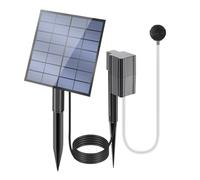 Aeratore solare per laghetto, a risparmio energetico, impermeabile, pompa ad aria per l'aerazione 'acquario, per la pulizia, manutenzione, cortile, piscina, fontana, acquario, vasca per uccelli