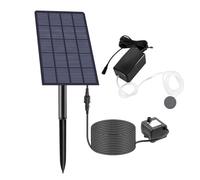 Aeratore Solare per Laghetto, Pompa Ad Aria Solare per Laghetti per Pesci All'aperto con Tubo 'Aria E Pietra A Bolle, Ossigenatore Solare per Laghetto per Laghetto per Pesci Aeratore Solare per Laghet