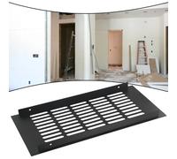 Aeratore Ventilazione Cover 150mm Alluminio Nero Computer Armadietto Griglia