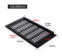 Aeratore Ventilazione Cover Alluminio Bagno Porta Griglia Multifunzione