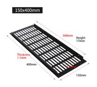 Aeratore Ventilazione Cover Alluminio Computer Armadietto Griglia Multiuso
