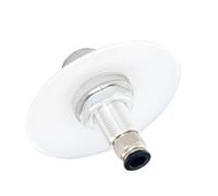Aeratore vibrante for silos, disco di supporto for flusso pneumatico in acciaio inox, ugello da 8 mm for tramoggia del silo(DL15-304SS)