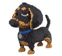 AERBRI Micro Building Blocks Puzzle Bassotto, cartone animato Nano Building Blocks per adulti decompressione regalo