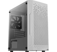 Aercool Trinity Mini-Tower V1, Tempered Glass - Weiß