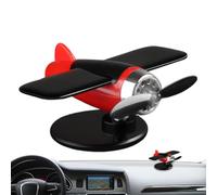 Aerei ad energia solare, ornamenti per auto a energia solare rotante elicottero Decor - figura del cruscotto azionata dal sole per tavolo, scrivania, casa, mensola, scrivania interna
