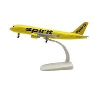 Aerei da 20 cm per display per aeromodelli in metallo pressofuso Spirit Airlines A320 Set Planetoy