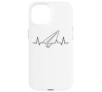 Aerei di carta Cardiogram aeroplani di carta Custodia per iPhone 15