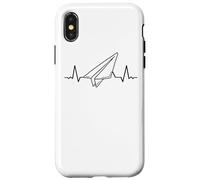 Aerei di carta Cardiogram aeroplani di carta Custodia per iPhone X/XS