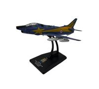 Aerei in metallo in miniatura 1:100 Per Fiat G-91Y Modello Di Aereo Da Combattimento Militare Con Base Di Supporto Aggiuntiva Per visualizzazione