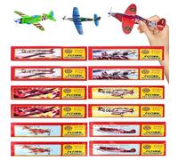 Aerei In Polistirolo, Lancio a Mano Aereo, Aeroplano, Aeroplani In Polistirolo, Feltrini In Polistirene Volante, Aereo Polistirolo Ideali Come Pensierino Per Il Compleanno Dei Bambini (12 Pezzi)