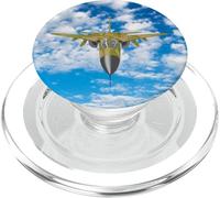 Aerei militari F-111 Aardvark Fighter Jet Vista dall'alto PopSockets PopGrip per MagSafe