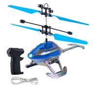 Aerei RC Per Bambini - Aeroplano Radiocomandato con Controllo Gesto e Luce a LED,Aeromobile Ricaricabile Per Uso Interno Ed Esterno In Giardino E Casa