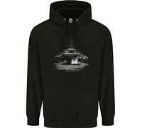 Aerei Trasportatore Reale Navy Nave Marinaio Bambini Felpa con Cappuccio