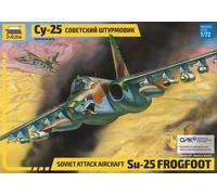 Aereo Da Attacco Sovietico Su-25 Frogtfoot Maquette ZVEZDA 7227