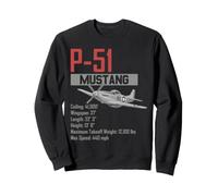 Aereo da Caccia Americano P51 Mustang della seconda Guerra Felpa