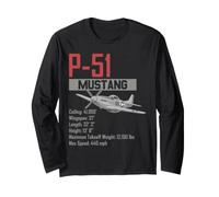 Aereo da Caccia Americano P51 Mustang della seconda Guerra Maglia a Manica