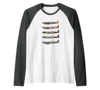 Aereo da Caccia Britannico della Seconda Guerra Mondiale RAF Maglia con Maniche Raglan
