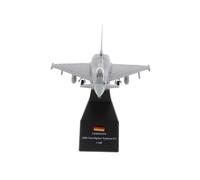 Aereo da caccia EF2000 Eurofighter Typhoon in metallo, modello in scala 1/100