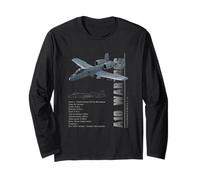 Aereo da Caccia Militare A-10 Warthog Thunderbolt II Maglia a Manica