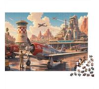Aereo da caccia vintage Puzzle 1000 Pezzi,Sfida Impossibile,dai 14 Anni,Decorazione Casa Aeroplano,Idea Regalo,Cartone Di Qualità,Gioco Educativo,Adulti E Ragazzi,Antistress 70x50cm