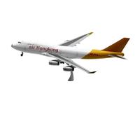 Aereo Da Collezione In Lega 1:200 Per Air Hong Kong Boeing B747-400BCF Diecast Aircraft Jet Model B-HUS Con Supporto