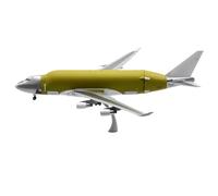 Aereo Da Collezione In Lega 1:200 Per Boeing 'BareMetal' B747-400LCF Aereo Pressofuso Modello JET N7478C Con Supporto