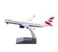 Aereo Da Collezione In Lega 1:200 Per British Airways Boeing B737-8 MAX Diecast Aircraft Jet Model