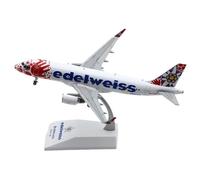 Aereo Da Collezione In Lega 1:200 Per Edelweiss Air Airbus A320 Diecast Aircraft Jet Model HB-JLT Con Supporto