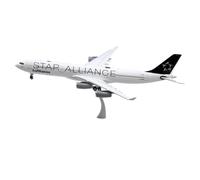 Aereo Da Collezione In Lega 1:200 PER Lufthansa "StarAlliance" Airbus A340-300 Diecast Aircraft Jet Modello D-AIGN