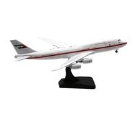 Aereo da collezione in lega, modello di aereo jet in metallo pressofuso Boeing B747-8 (BBJ), modello A6-PFA, in scala 1:400, for il volo Abu Dhabi.