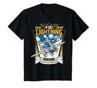 Aereo da combattimento americano P-38 Lightning Fighter Maglietta