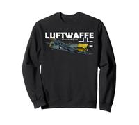Aereo da Combattimento Tedesco I German Warbird I Luftwaffe WW2 Felpa
