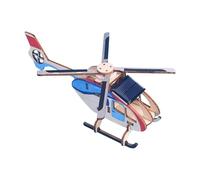 Aereo Di Legno | Giocattolo Aereo Ad Energia Solare - Gioco Puzzle Costruzione Modellino Creativo Per Ragazzi Decorazione Casa Educazione Bambini