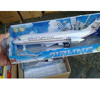 Aereo di linea grande con ali a incastro Kit gioco ottima qualita giocattolo toy