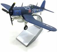 Aereo esposizione scala 1:100 per la Marina degli Stati Uniti F4U classico aereo della seconda guerra mondiale modellismo militare simulato collezione souvenir adatto come regalo