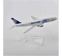 Aereo esposizione scala 1:400 per aereo passeggeri Egyptair B-777 lega per per miniatura per collezione modelli souvenir adatto come regalo